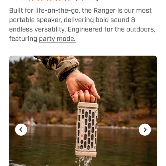 Turtlebox Ranger speaker Tan - Picture 3 of 3